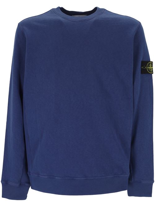 Navy blue logo knitwear STONE ISLAND | 156100020S0060V0128